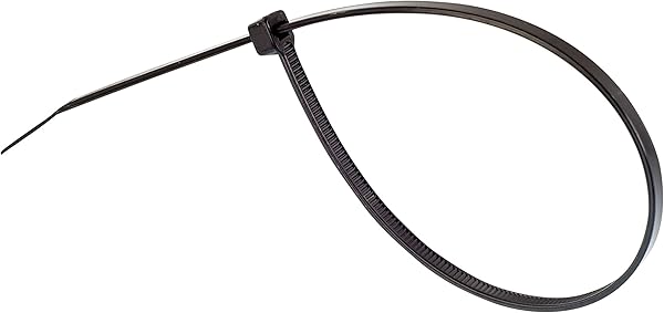 Dettaglio della chiusura autobloccante e della texture del nylon delle fascette Gocableties.