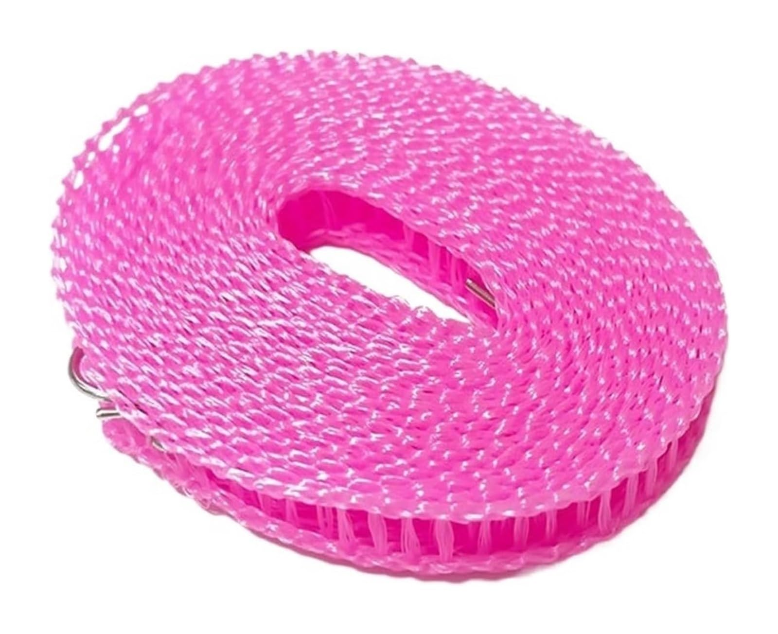TVANTRUXIS Outdoor Portable Clothesline, Laundry Line 1Pcs Multicolor 3-10m Non-Slip Windproof Outdoor Travel Camping Clothesline(Pink,3 metres)