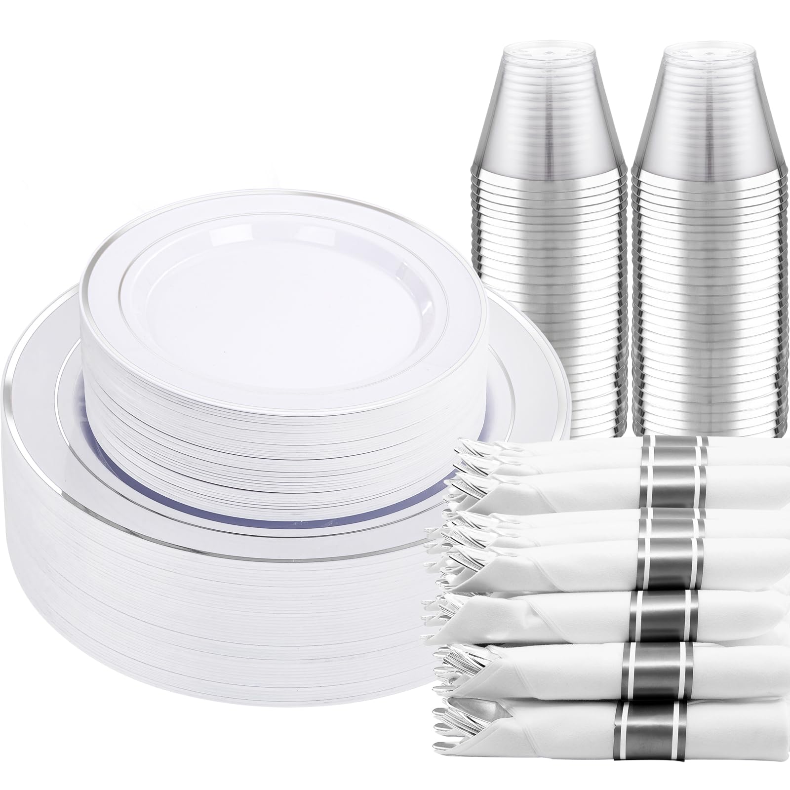 DaYammi Gold Dinnerware Set - 350 Piece -29