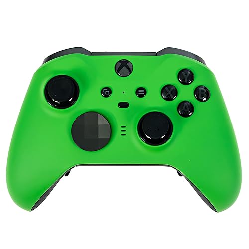 Controlador Xbox Elite Series 2 Personalizado de Tacto Suave - Sensación de Tacto Suave, Agarre Añadido, Color Verde Neón - Compatible con Xbox One,