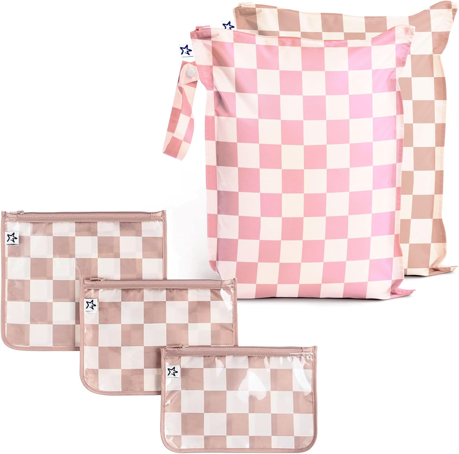Tiny Twinkle Mess-proof Wet Bags and Travel Bags Bundle