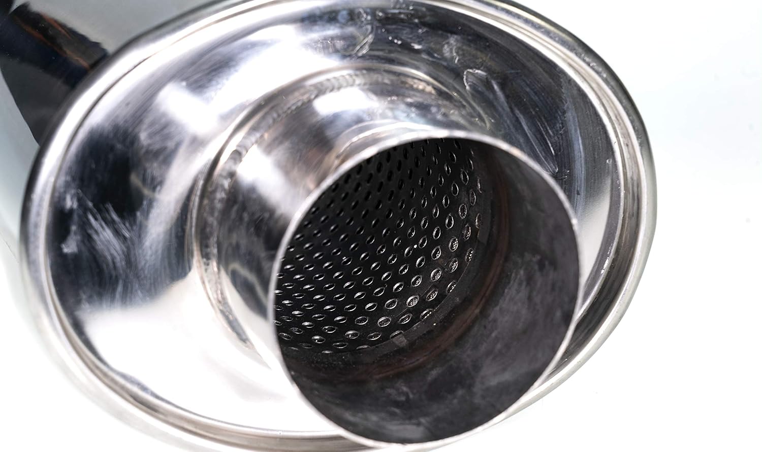 Squirrelly SilentMAX Stainless Steel Mini Muffler Resonator 2.5" Inlet/Outlet