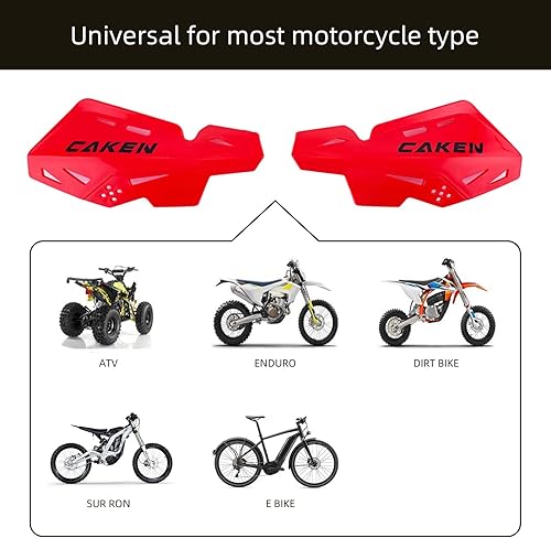 Vista 15 de PRO CAKEN Manillar universal de 7/8 pulgadas, 0.866 in y 1 1/8 pulgadas, 1.102 in, soporte CNC para motocross ATV Scooter para CRF KLX KX LTR TRX SX