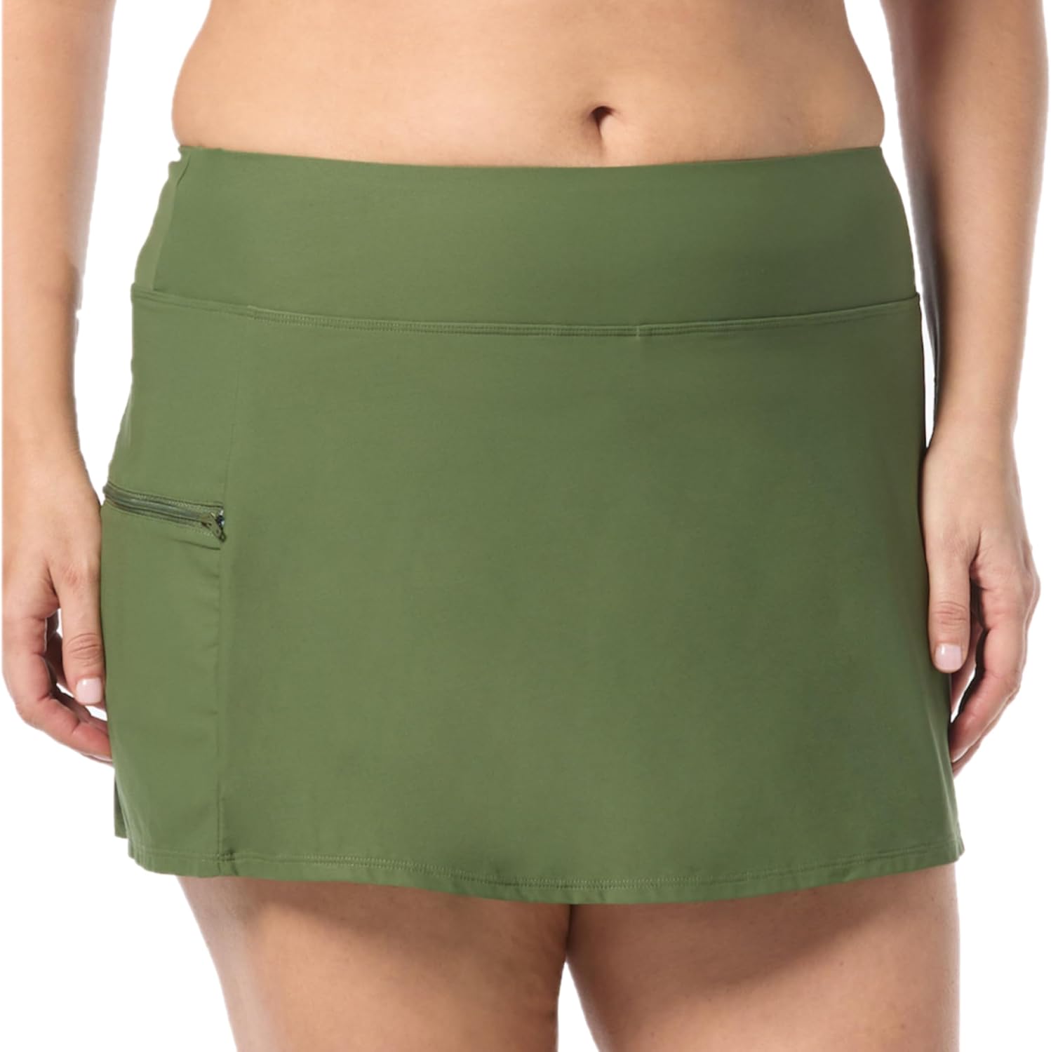 BEACH HOUSE Emma Swim Skort - Modest Plus Size Swimsuit Skirt with Built in Shorts