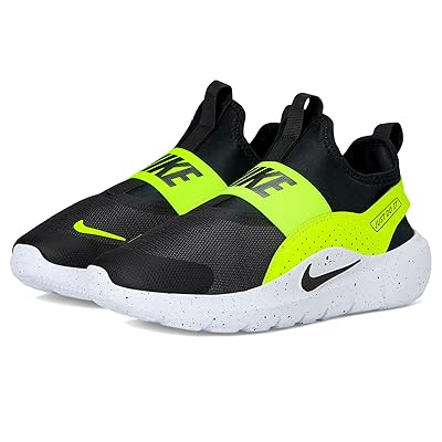 Nike Kids Flex Runner 4 (Big Kid) Kids Shoes Black/Black/Volt/White