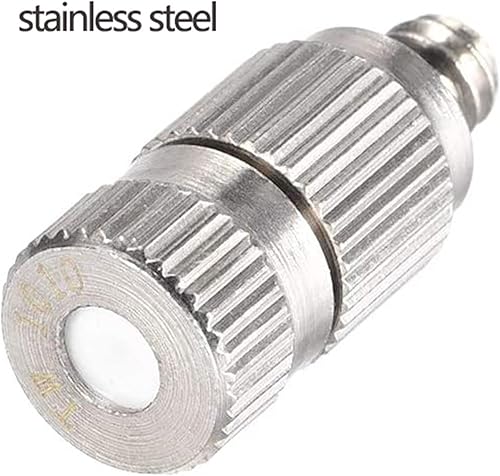 Miniatura 2 de Juego de 20 boquillas de nebulización para sistema de refrigeración con boquillas de nebulización deslizantes de 38 pulgadas, boquillas de