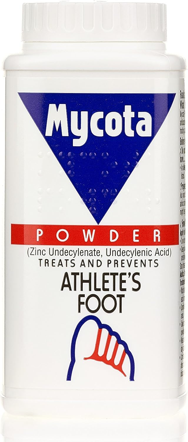 Mycota Powder 70g, Treats and Prevents Athlete's Foot, Relieves Itching