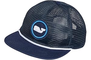 Vineyard Vines Whale Dot Patch Mesh Trucker Hat: The Epitome of Coastal Style