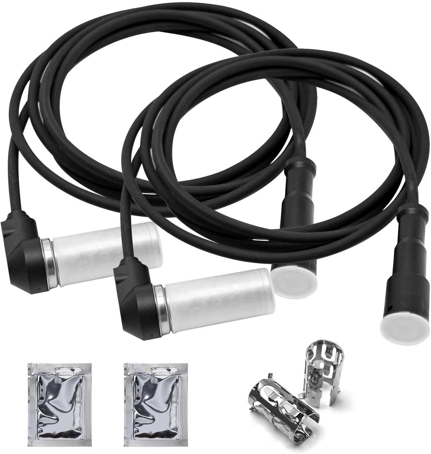 2 Pcs Truck Wheel Speed ABS Sensor Harness Replacement for Meritor Replacement for Wabco 4410328140 4410326180