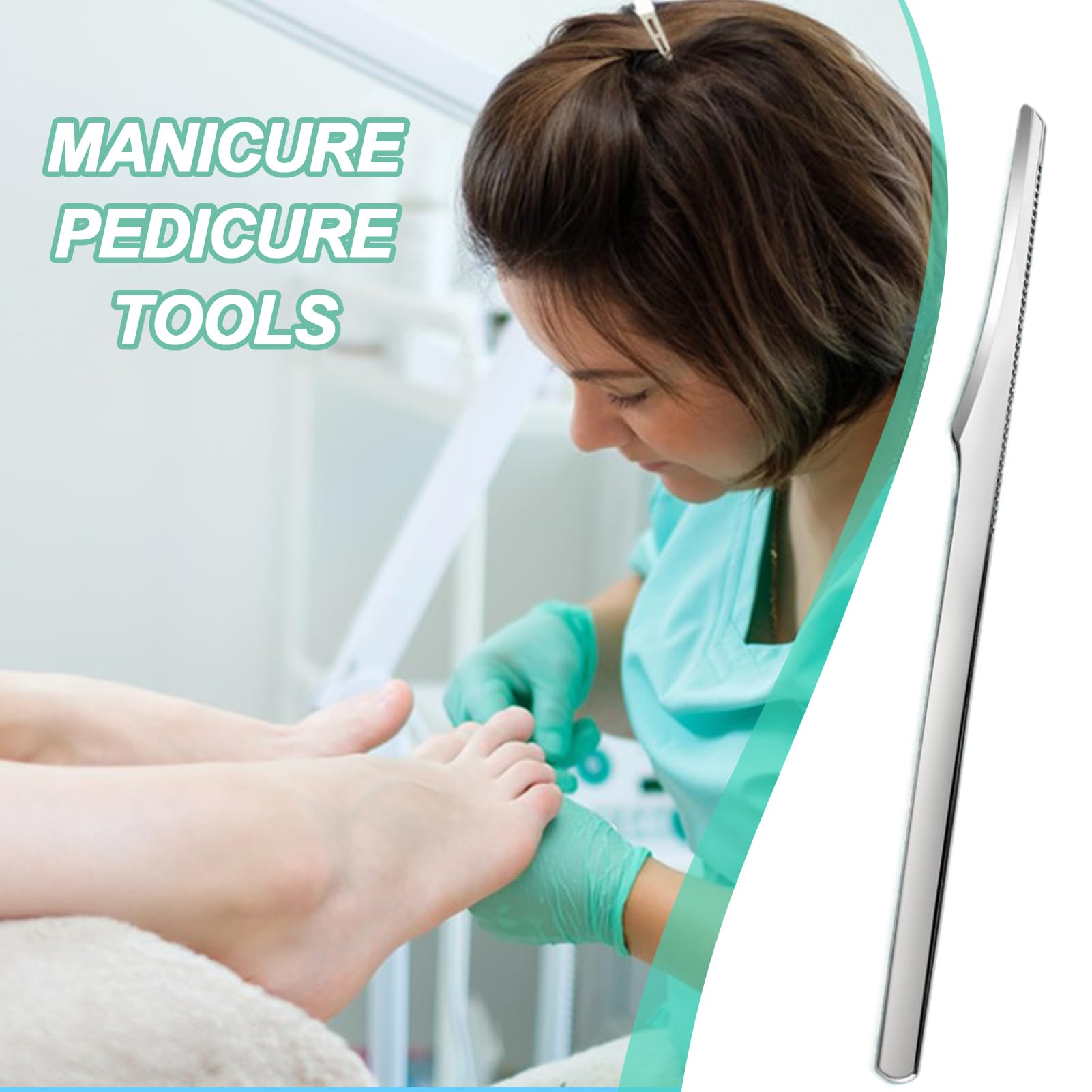 Eliminador de callos para pies - Herramienta de lijado manual sin acero inoxidable, lijadora de piel gruesa, cuchilla de afeitar, exfoliador para talones y limpiador portátil compacto para
