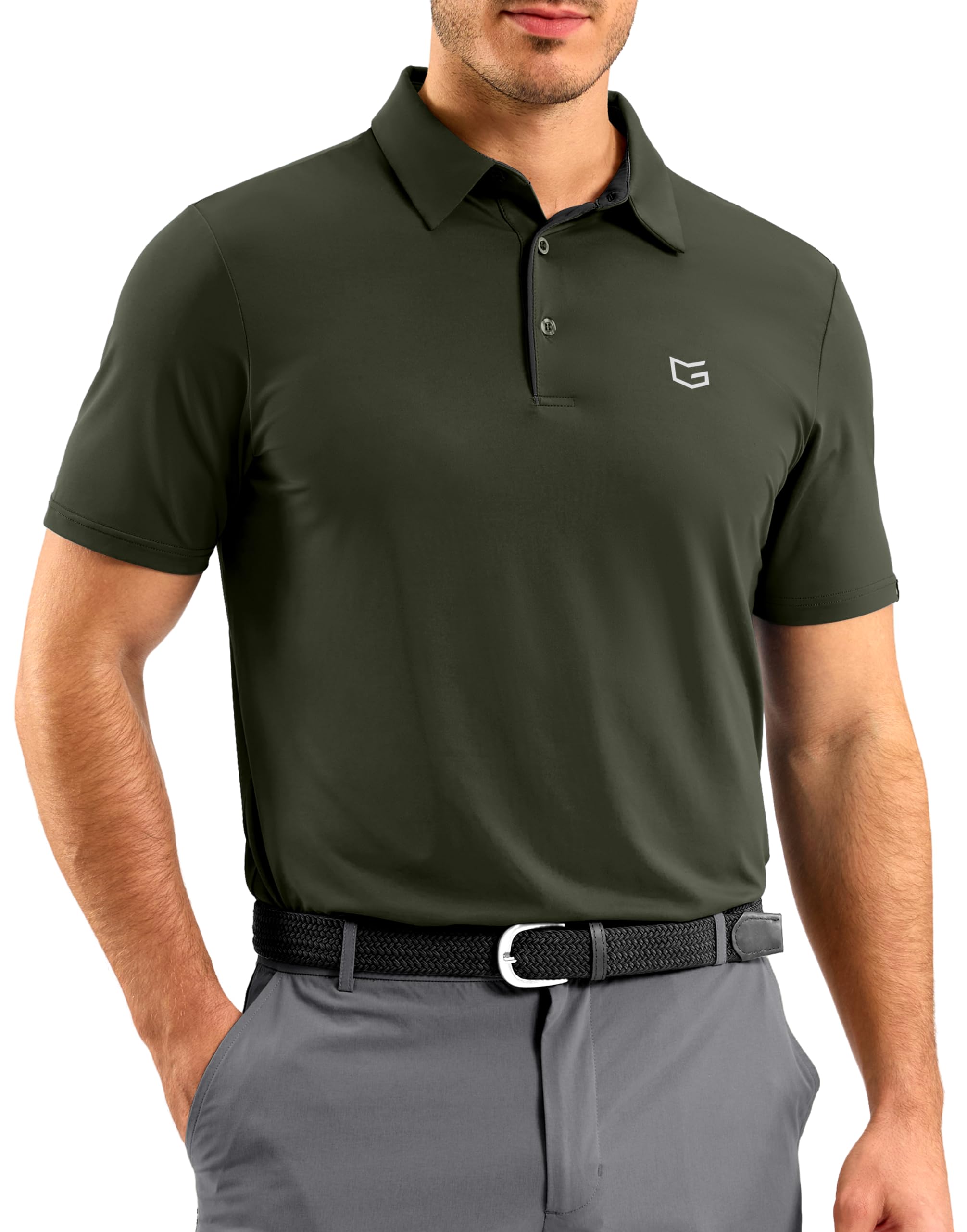 G Gradual Mens Golf Shirt Dry Fit Short Sleeve Polos Moisture Wicking Performance Polo Shirts for Men Athletic Tennis Casual — view 11