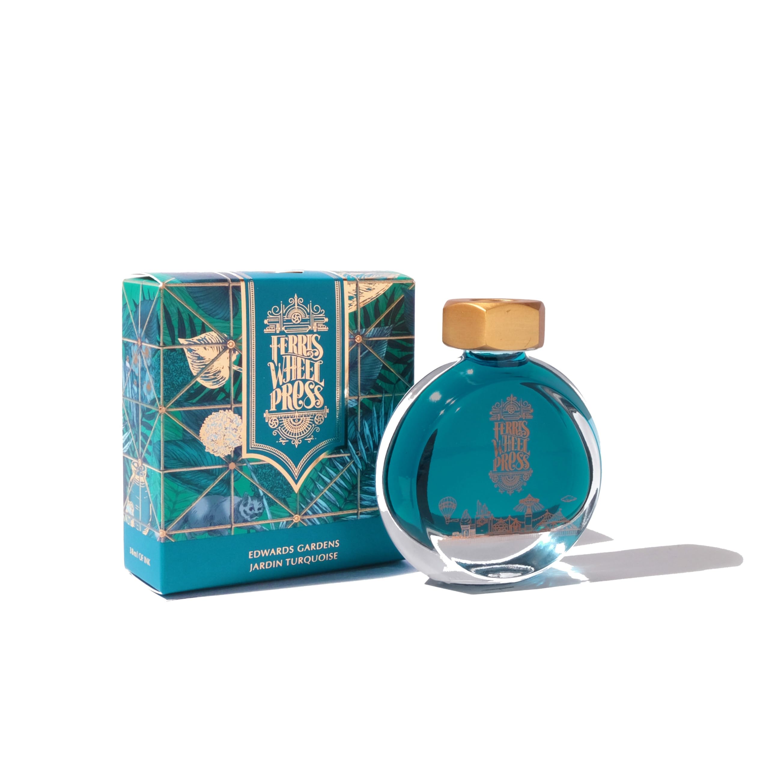 Ferris Wheel Press Fountain Pen Ink | Everyday Ink Collection | Turquoise | 38ml โ image 1