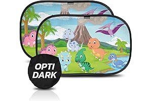 Highya Car Window Shade for Baby with Certified UV-Protection 2 Pack - 20"x12"