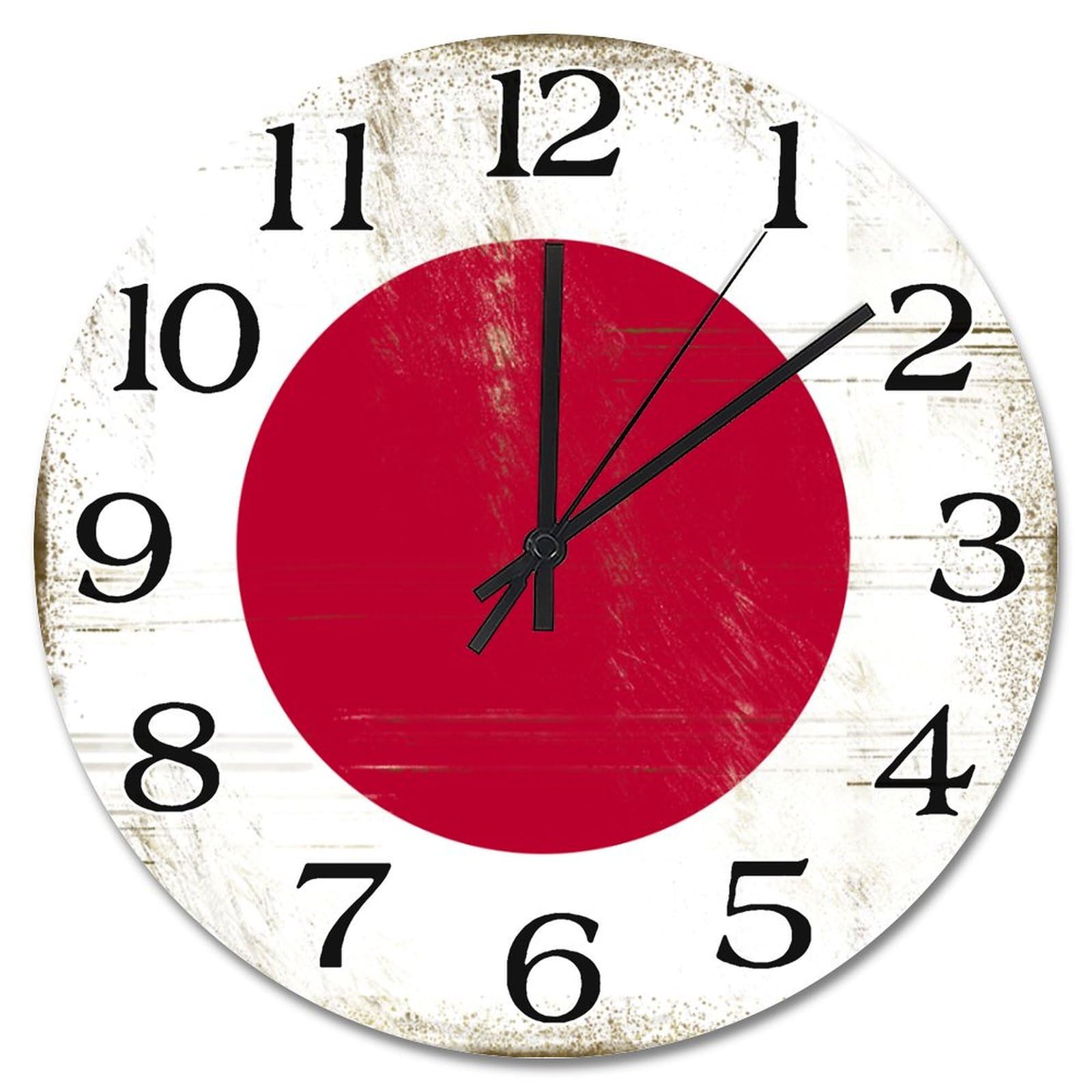 Grande horloge murale silencieuse pour chambre et sommeil paisible