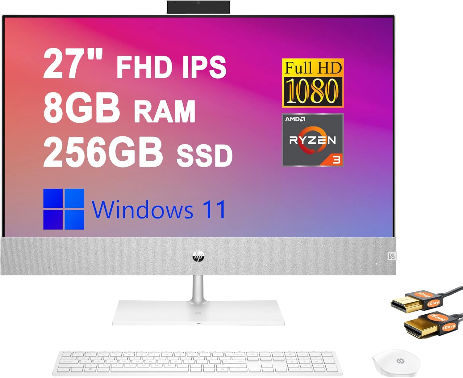 HP Pavilion 27 AllinOne Desktop Computer 27 FHD Kuwait Ubuy