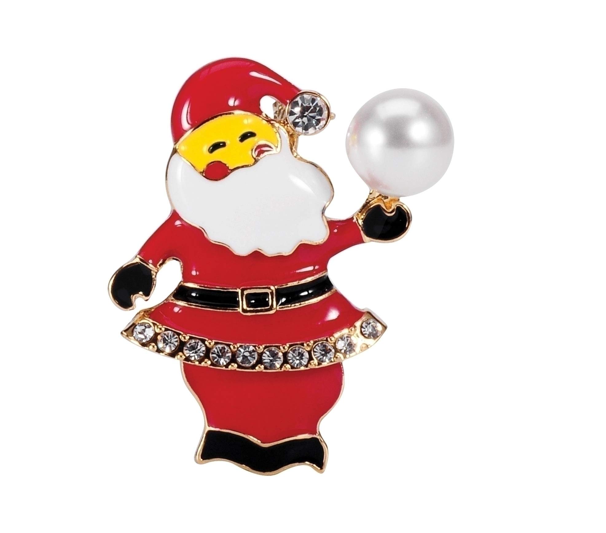 Roman Pin de Perla Santa Snowball 1.3438 accesorio elegante para solapa