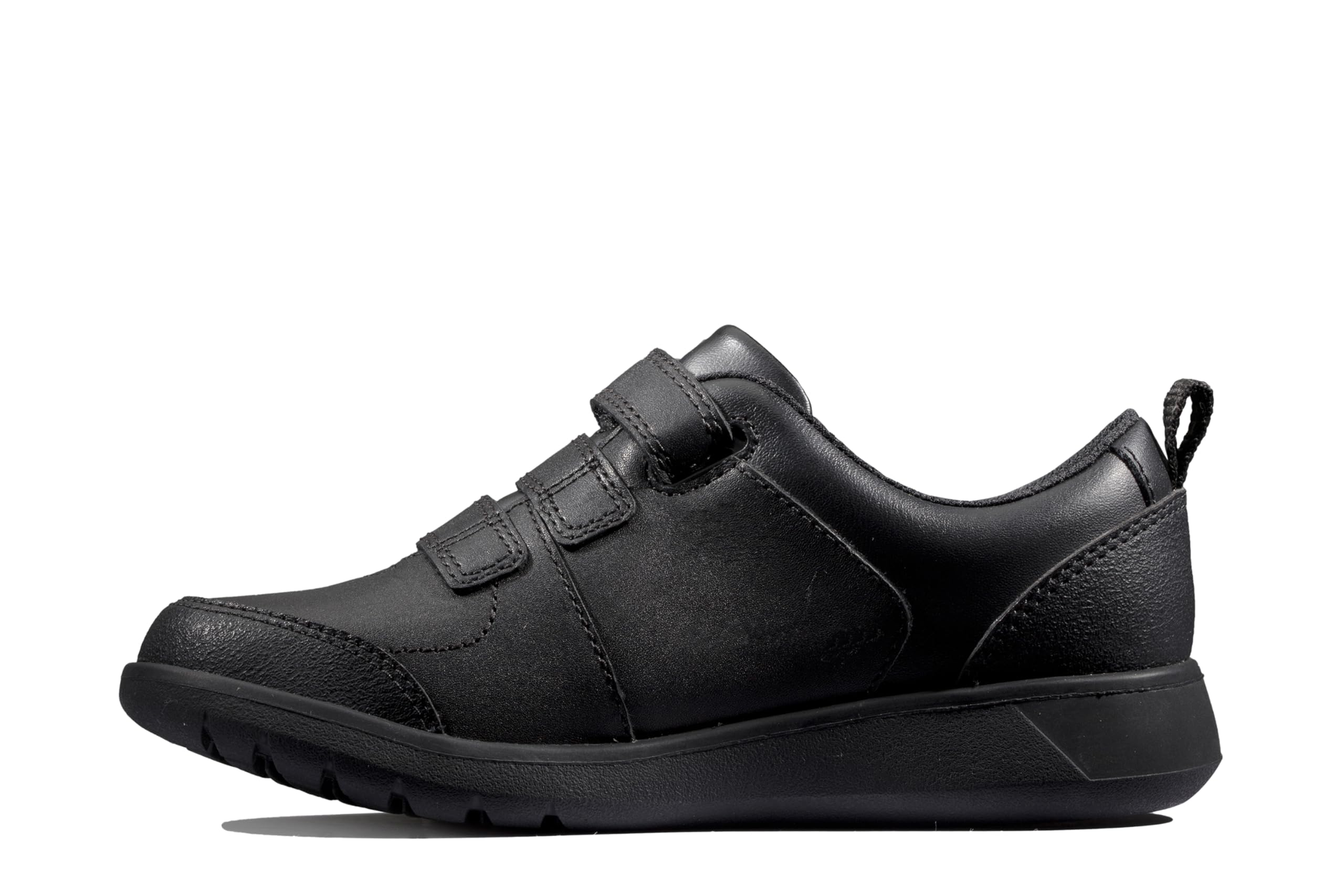 Clarks Boy's Scape Sky Y Sneakers, Black, 3 UK