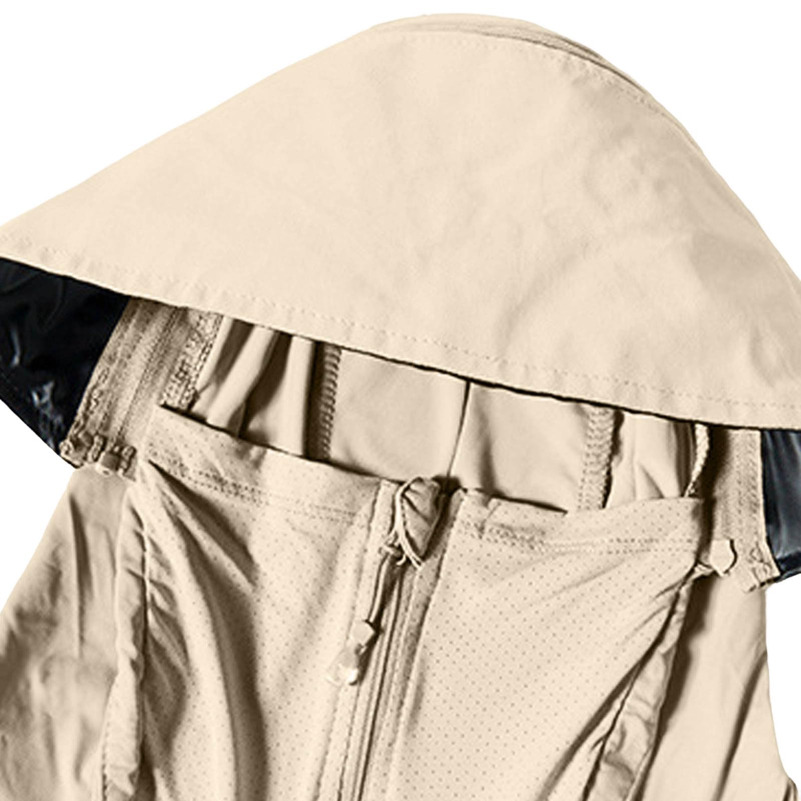Upf 50+ Kapuzenjacke Damen Uv Sportjacke Atmungsaktive Schnelltrocknend Jacke Mit Kapuze Stretch Sommerjacke Angeln Sonnenschutz Laufjacke Dünne Einfarbige Rashguard Dry Fit Sonnenschutzkleidung M-XXL