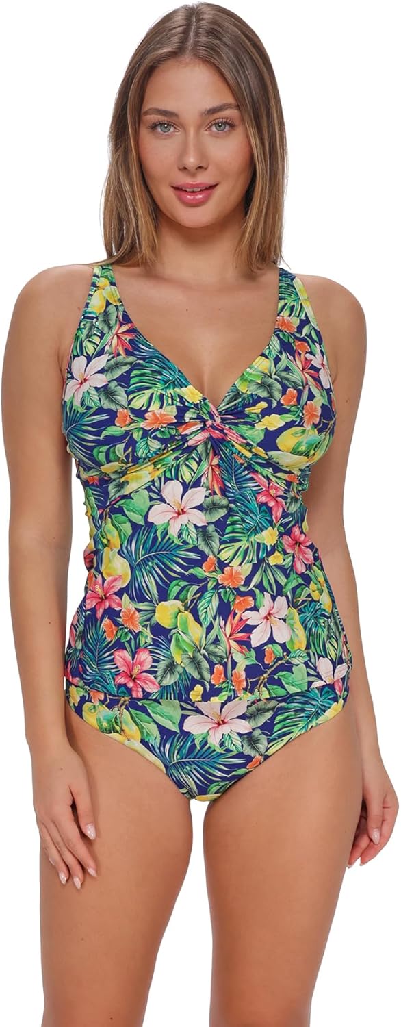 Sunsets Forever Tankini Women's Swimsuit Top with Underwire (Bottom Not Included)