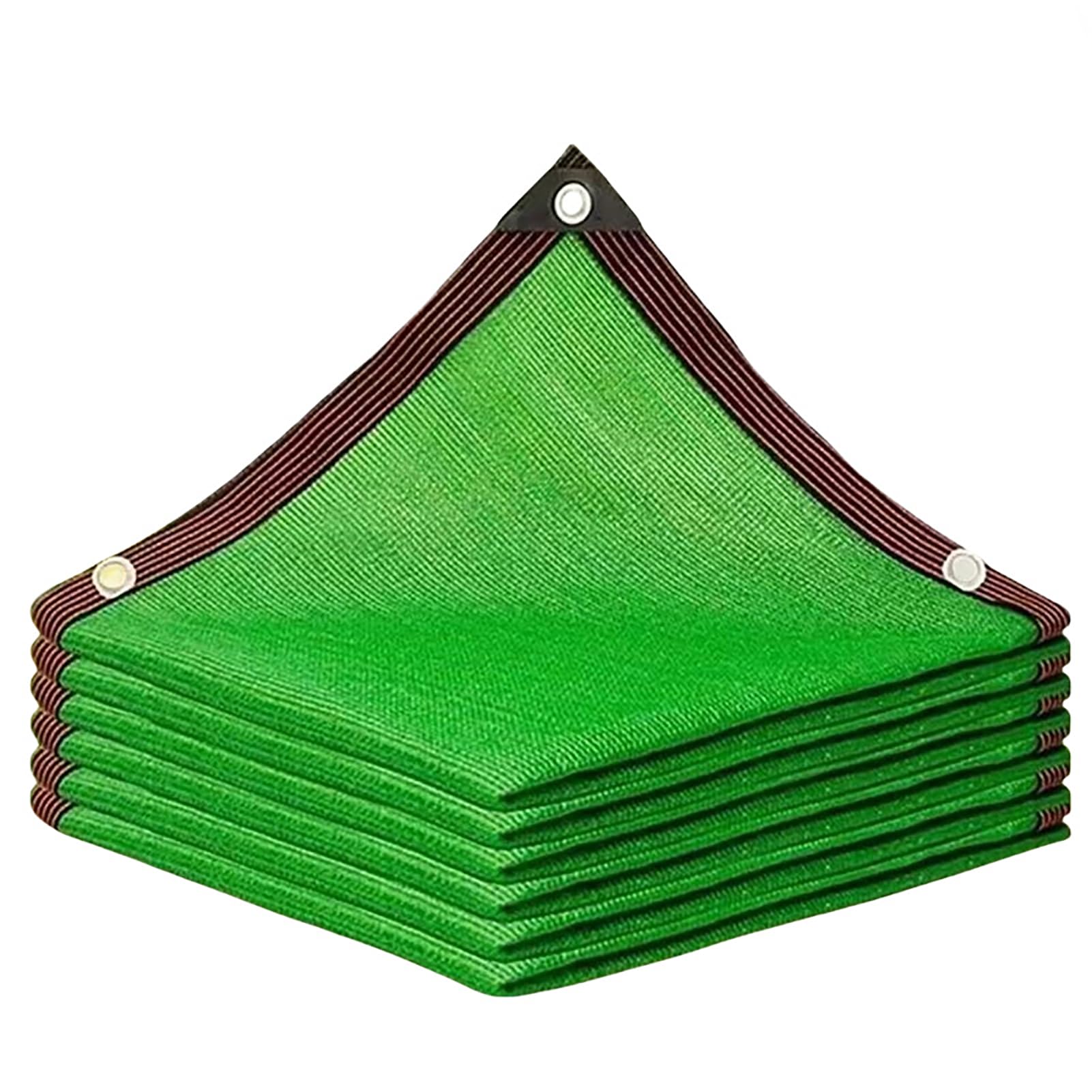 Malla de sombreo Solar de 5x8 m, Color Verde, Transpirable, Resistente al Agua y al Aire, Ideal para invernaderos y Plantas de jardín. Fabricada en HDPE Resistente al Calor con Ojales reforz