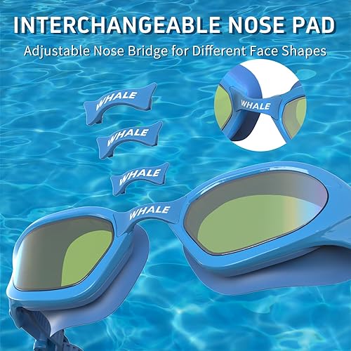 Miniatura 8 de Whale Gafas de natación polarizadas UV400 antivaho adecuadas para adultos y adolescentes