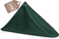 Vista 499 de Ultimate Textile -1 docena - Reversible Shantung Satin - Majestic - Servilletas de tela Majestic de 17 x 17 pulgadas color azul pizarra