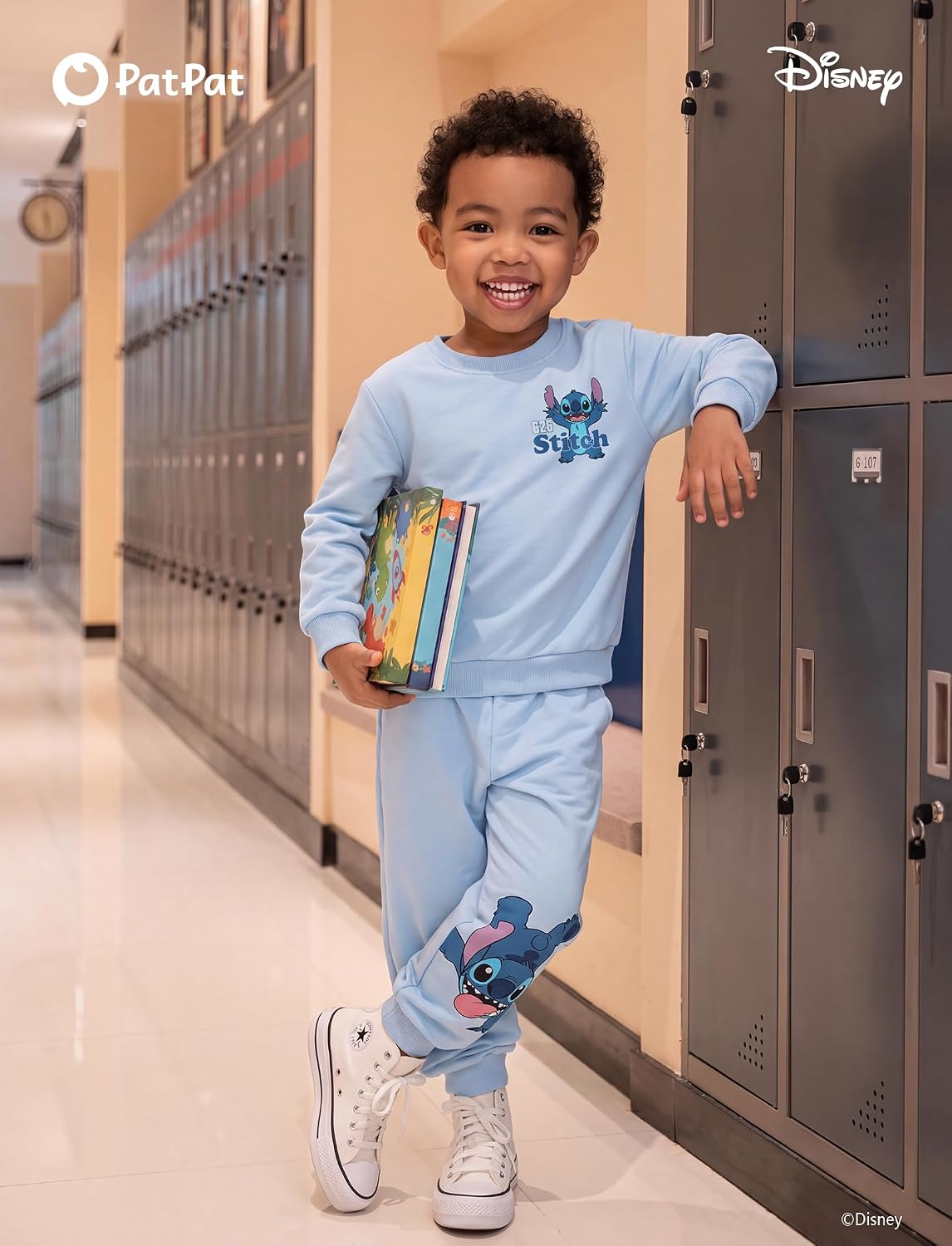 Disney Spiderman Marvel Boy Sweatsuit Kid 2Piece Sweatshirt Pants Set 2-9Y