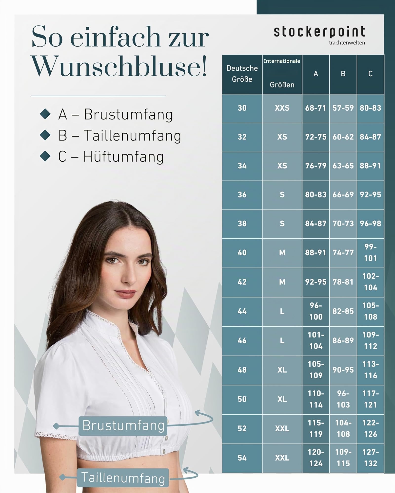 Stockerpoint Dirndlbluse Ariana