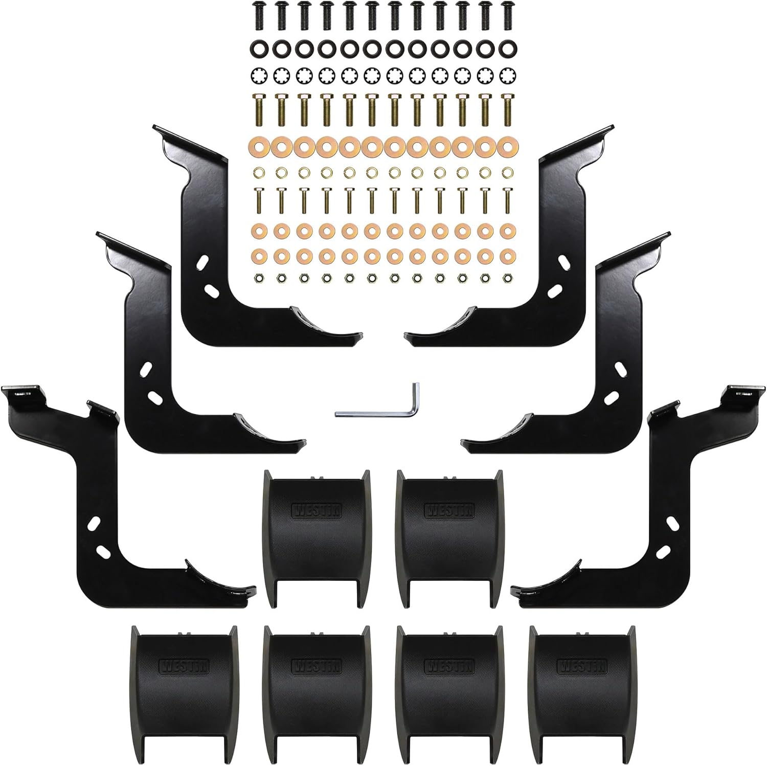 Westin 21-24225 Pro Traxx 4 Oval Nerf Step Bars fits 2022-2023 Tundra Double Cab Black 1 Pair