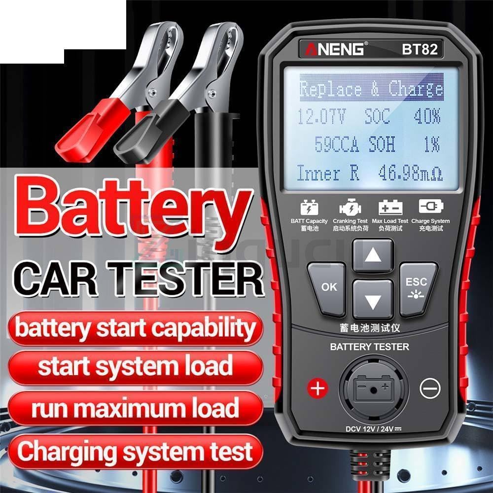 BT82 Digital Car Tester Portable Circut Test Analyzer Detector Auto Motorcycle Fault Testing Tool