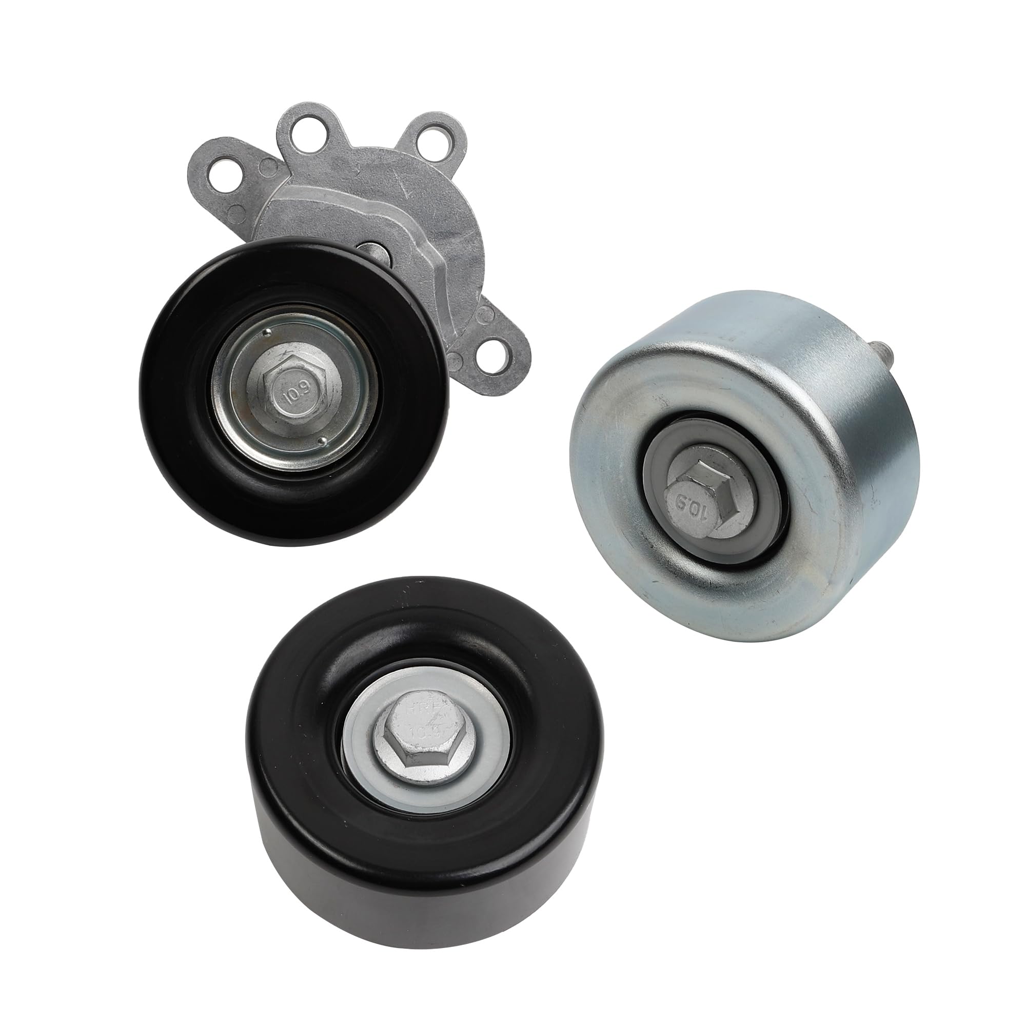 Dasbecan 39155 Drive Belt Tensioner +36356 Idler Pulley Compatible with Nissan Maxima Murano 2007-2014 (3.5L V6 Only) (Without Belt 7pk1705)