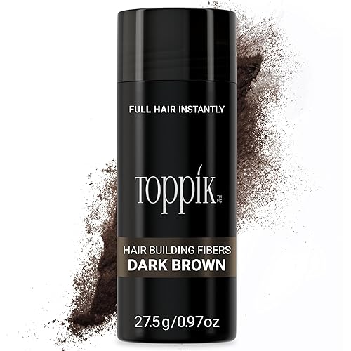 Toppik - Fibras de construcción de cabello de 097oz rellena el cabello fino o fino cabello instantáneamente más grueso y de aspecto más completo 9 Toppik - Fibras de construcción de cabello de 097oz rellena el cabello fino o fino cabello instantáneamente más grueso y de aspecto más completo 9