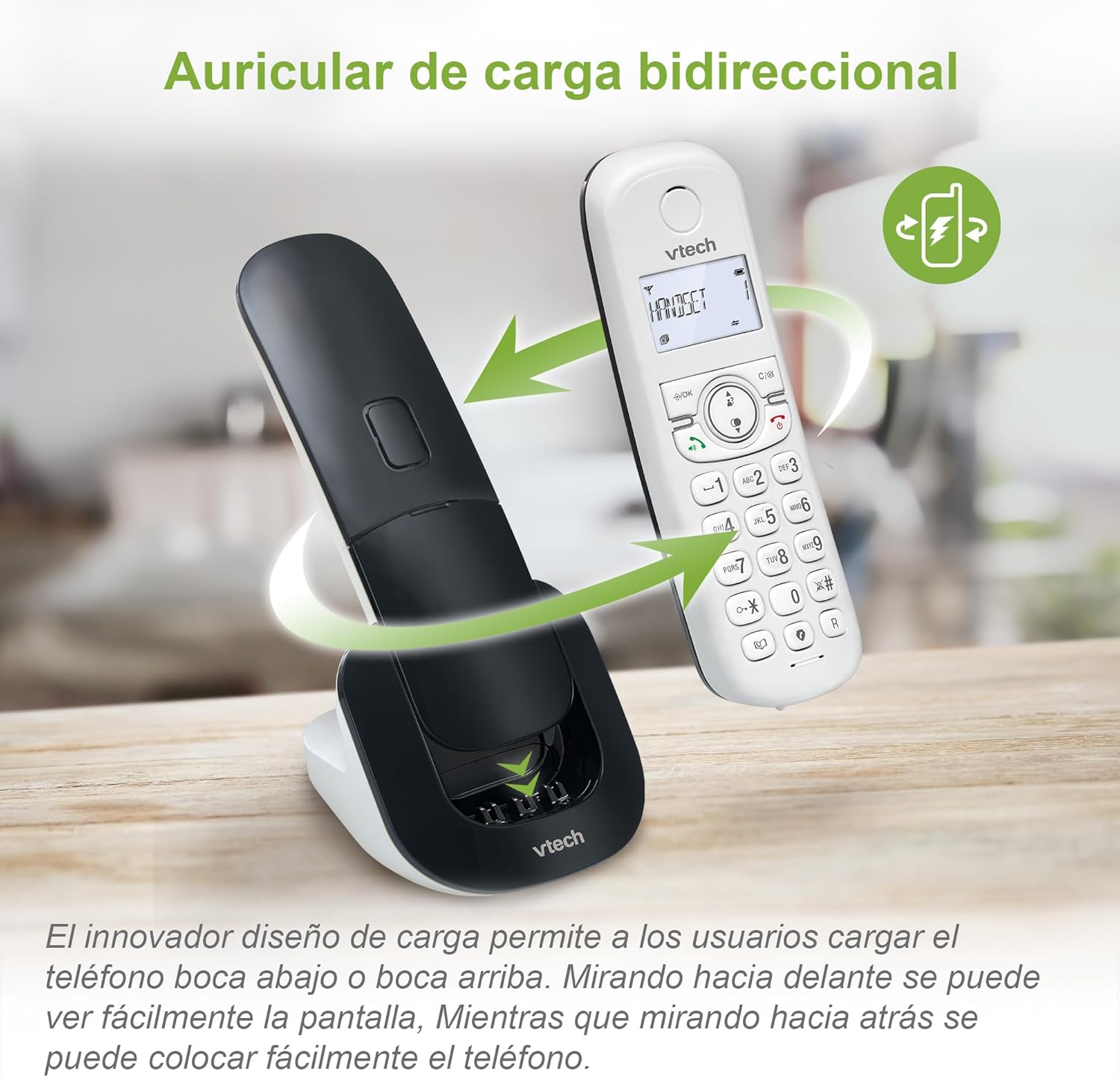 VTech CS1500 Handset Charging on Base