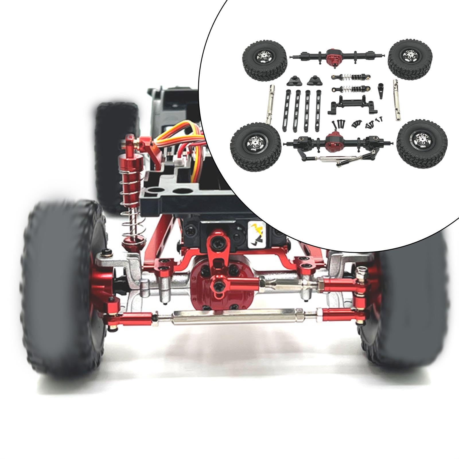 Il set di parti in metallo e alluminio Pillars 1/12 migliora le prestazioni dei kit di accessori di ricambio modificati in lega per auto RC. Set di