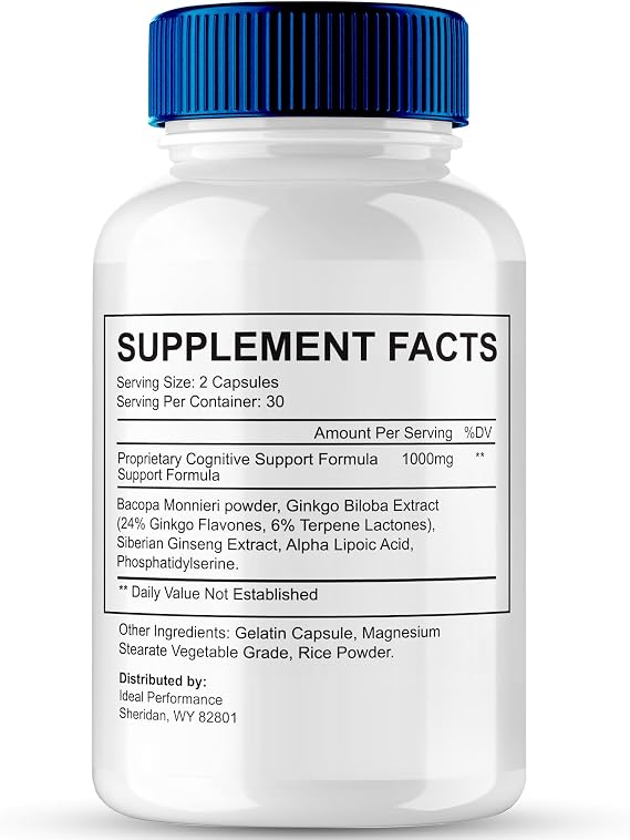 Mind Guard Brain Supplement Capsules, Official MindGuard Brain & Memory Pills, Advanced Nootropic Pills Brain Health Support, All Natural Mind Guard Cognitive Health & Function Reviews (60 Capsules)