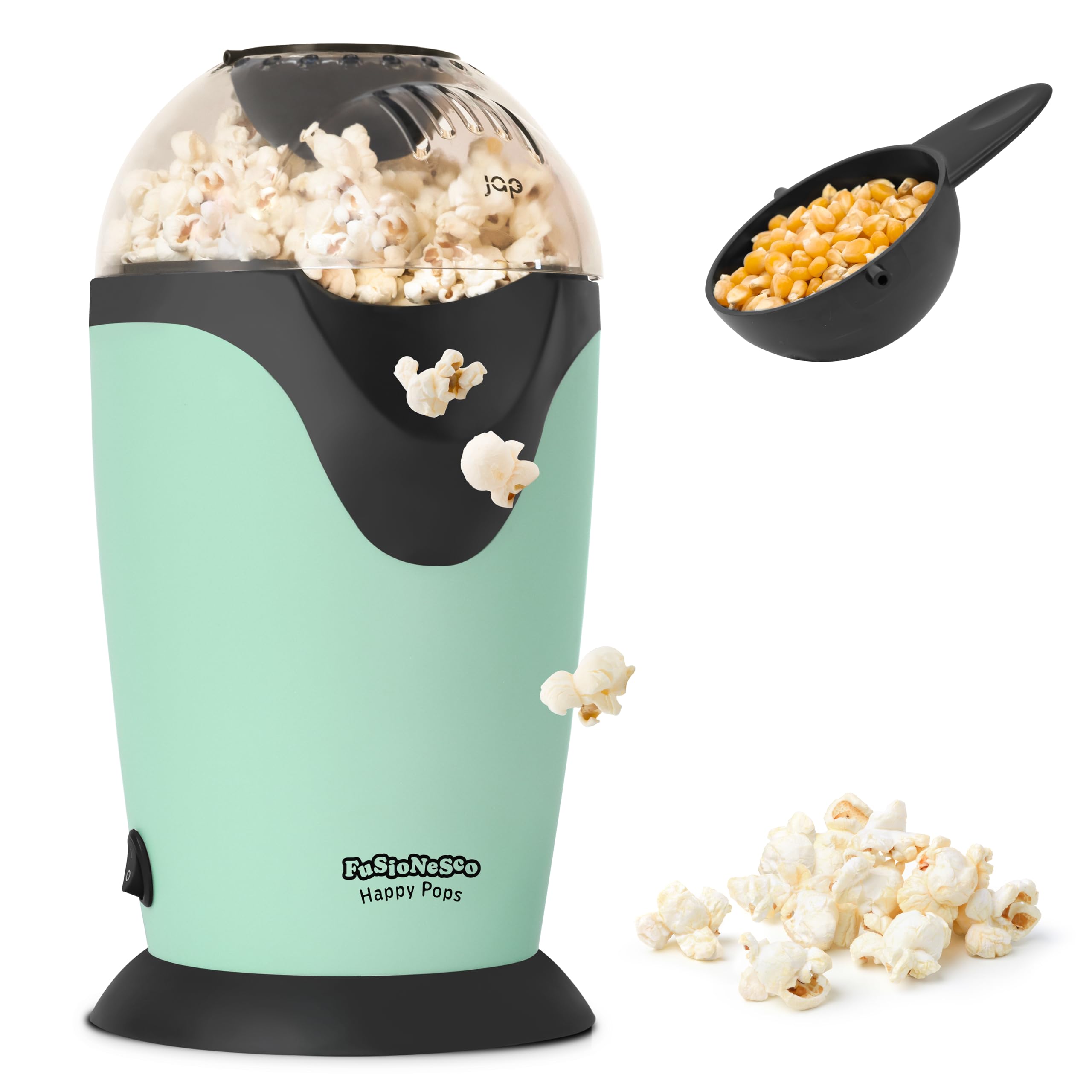Clatronic Popcornmachine, snelle bereiding popcorn in 2 minuten. Productie met hete lucht zonder vet inbegrepen kom boter maïs etc popcornmachine popcornmaker PM 3635