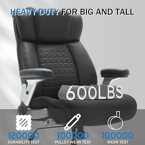 Miniatura 4 de FLEXISPOT OC1 Silla de escritorio ergonómica, cómoda silla de oficina con asiento grande, soporte lumbar y malla transpirable, ideal para el hogar,