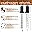 4 Pack, 1 oz Amber Glass Dropper Bottles Plus 2pcs Graduated Calibrated Glass Pipettes (1ml)- 30ml Dark Brown Tincture Bottles with Eye Droppers for Essential Oils, Liquids - Leakproof Travel Bottle