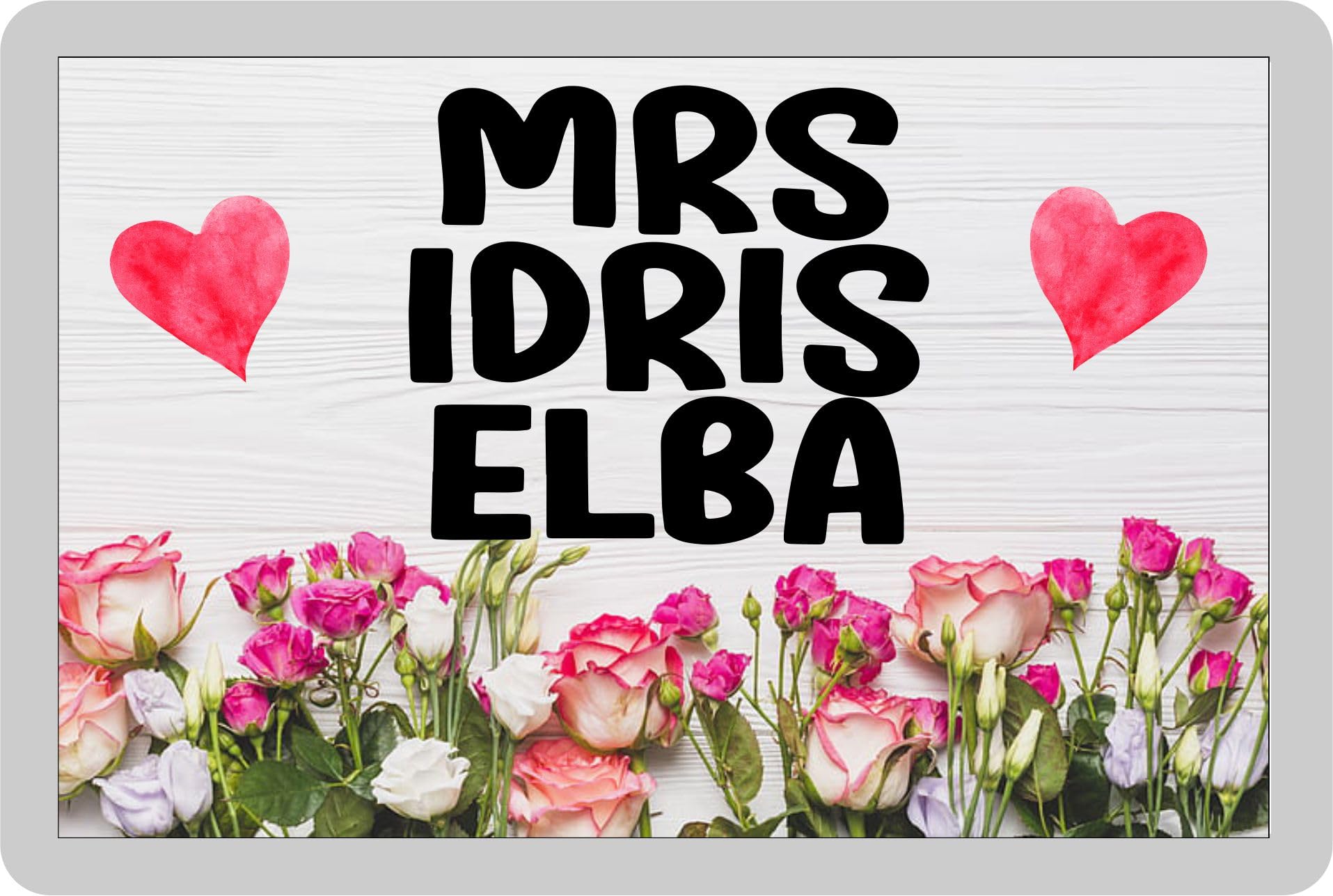 Mrs Idris Elba Fridge Magnet Gift – Fun Cute Novelty Movie Star Fan Present