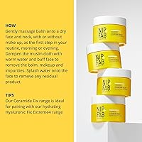 Vista 8 de Nip+Fab Ceramide Fix - Bálsamo limpiador de 2.53 onzas líquidas, bálsamo removedor de maquillaje con niacinamida y biolina, para esquí facial