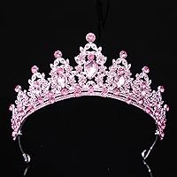 Vista 32 de Kamirola - Corona de reina y tiaras corona de princesa para mujeres y niñas, diademas de cristal para novia, princesa para bodas y fiestas (01)