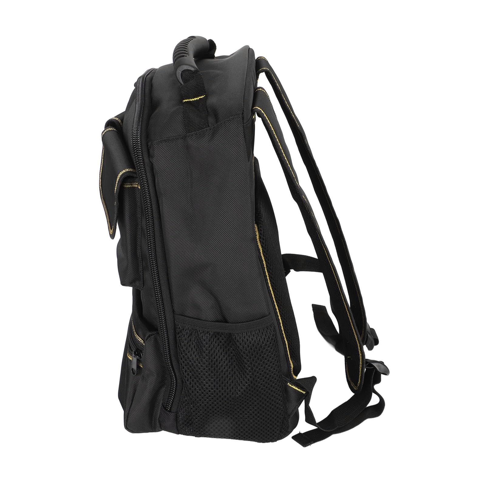 Hyuduo Sac à Dos à Outils Sac à Outils en Tissu Oxford à Dos d'électricien Multifonction pour les Techniciens de Maintenance avec Rangement du Matériel et Conception de Transport Portable