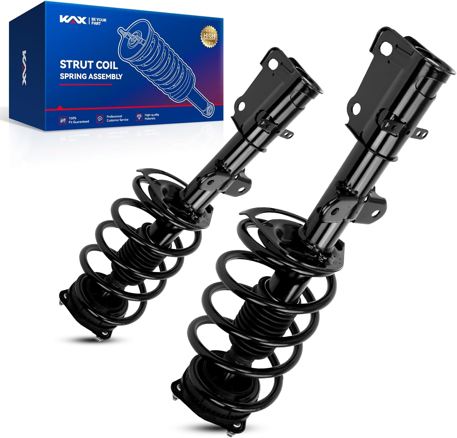 KAX Front Complete Struts for Dodge 2008 2009 2010 Grand Caravan SE/SXT, 2008-2010 Town & Country Touring/LX/Limited with Coil Springs Shocks Assembly Replace 171128L 171128R - 2Pcs
