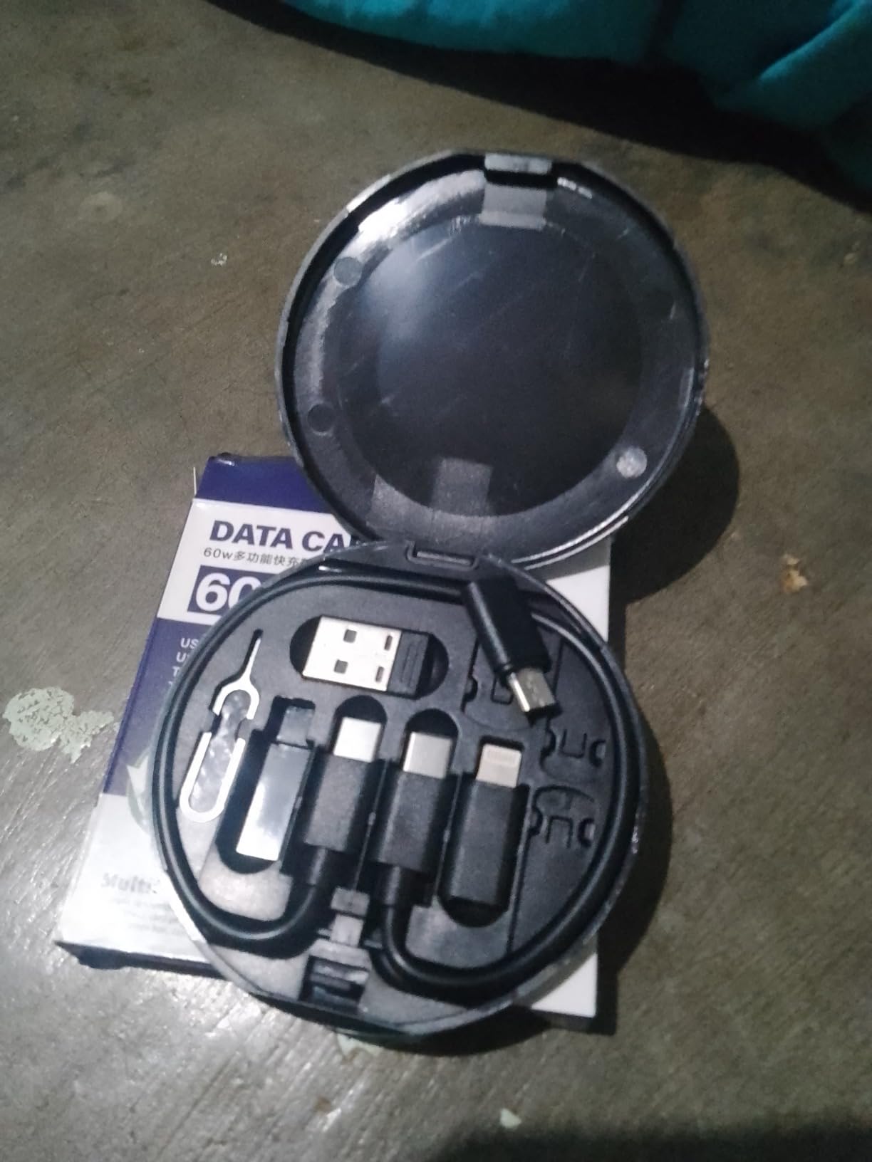 Go Multifunctional Data Cable Conversion Head Portable Storage Box ...