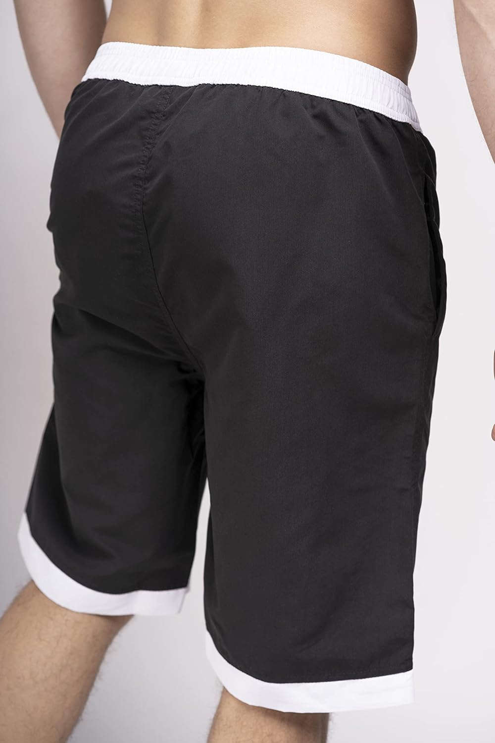 Spirit of England Lonsdale Men´s Black Logo Beach Shorts Surfing Board Swimming Pants Trunks