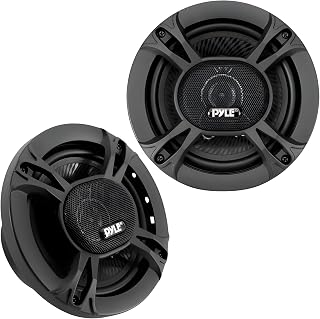 Pyle 3-Way Universal Car Stereo Speakers-300W 6.5” Triaxial Loud Pro Audio Car Speaker…