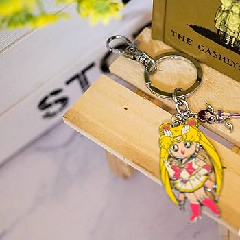 セーラームーン　キャラクター キーリング キーホルダー 2個セット 当時品 Amazon.co.jp: キーホルダー セーラームーン キーリング