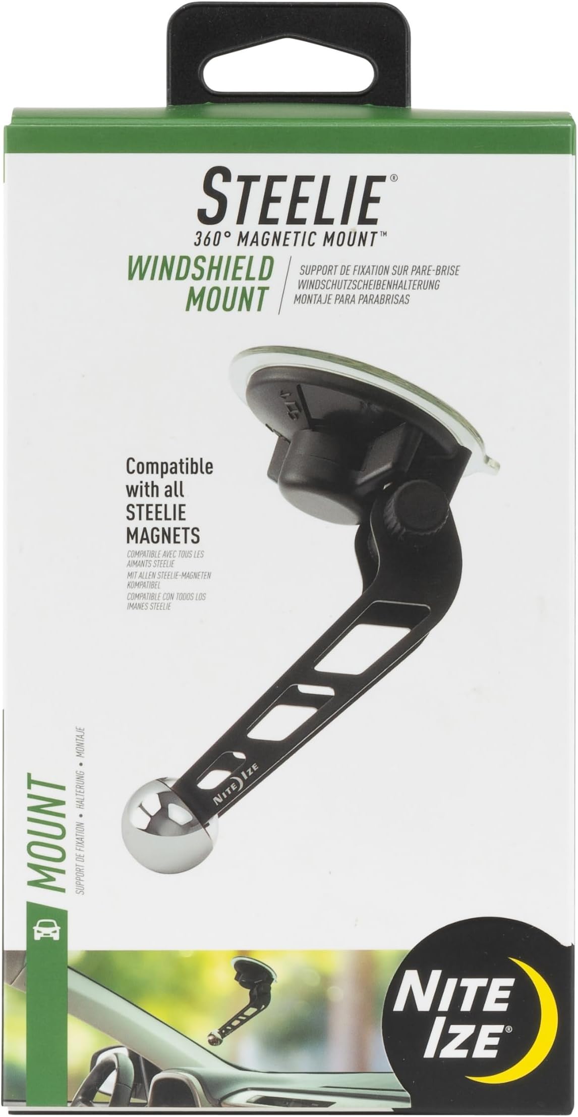 Nite Ize Steelie Windshield Mount - Additional Car Windshield Mount for Steelie Magnetic Mounting System