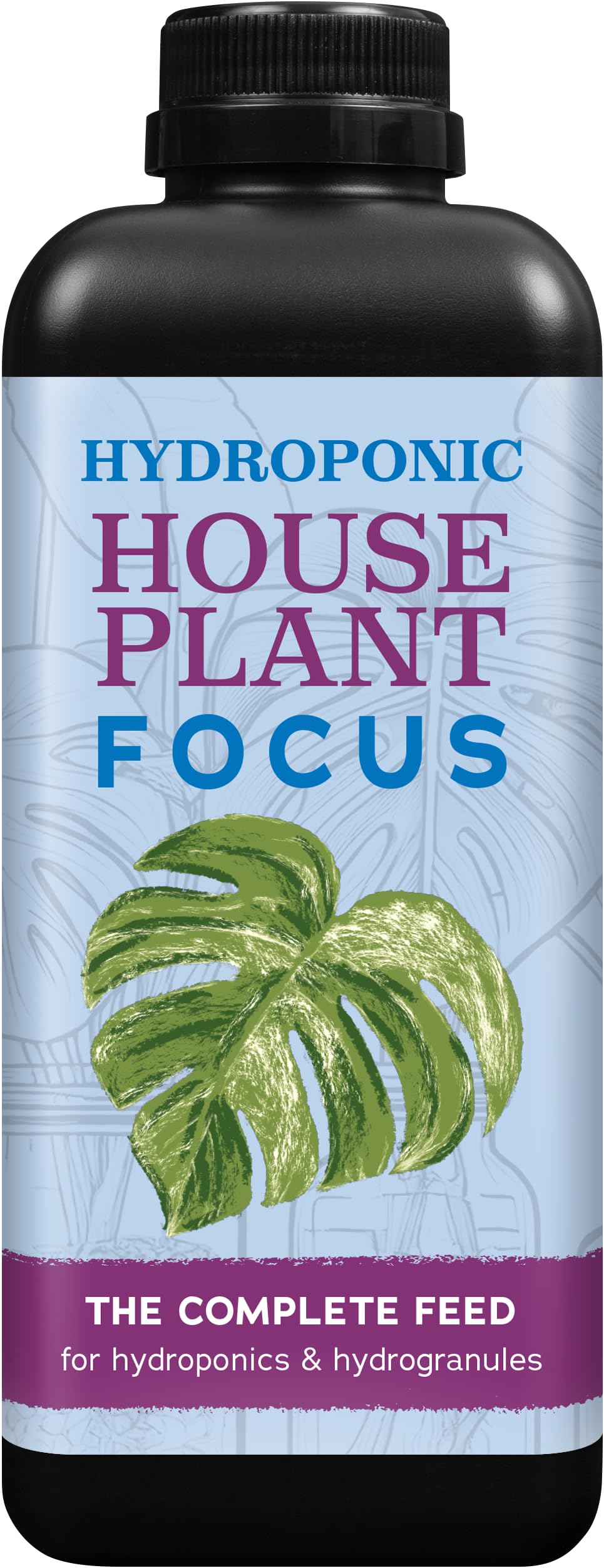 Growth Technology Hydroponic Houseplant Focus 1 Litre - Full spectrum nutrient solution