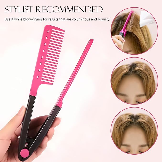 Set de 2 peines alisadores para el cabello miniatura 6